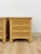 Hollywood Regency Henry Link Wicker 3-Drawer Pair of Nightstands Vintage Coastal Hollywood Regency For Sale - Image 3 of 13