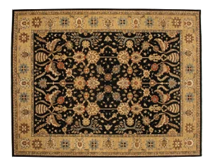 New Pakistani Sultanabad Design Rug - 9' X 11'4"