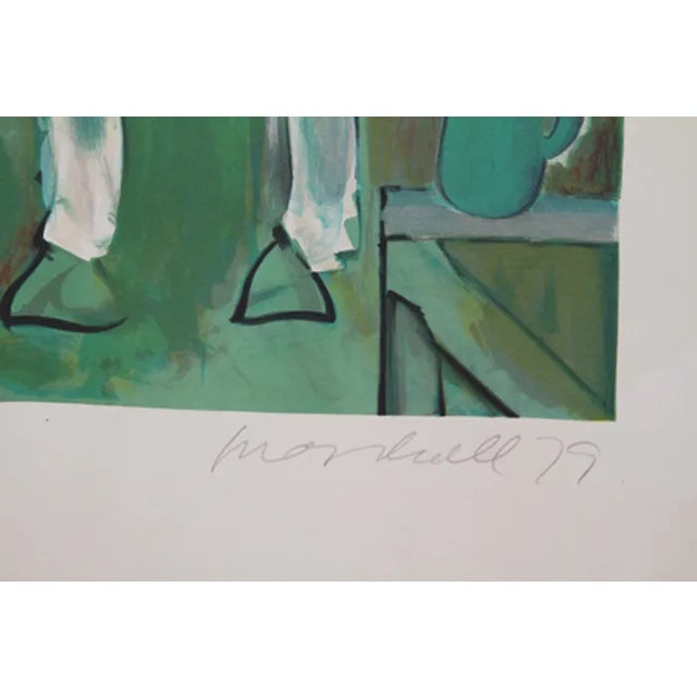 Artist: Daniel Marshall, English (1930 - ) Title: The Duck Series with Chair Year: 1979 Medium: Lithograph, signed and...