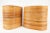 Mid-Century Oval Rattan and Bamboo Basket Plant Holders or Vases, Italy, 1960s, Set of 2 For Sale - Image 4 of 14
