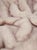 Contemporary Wvite Faux Fur Blanket by Villa Como For Sale - Image 3 of 6
