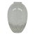 Whirling White Spiral Vase For Sale