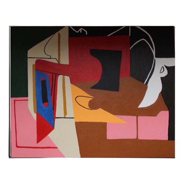 Bodasca, Abstract Geometric Forms No. 7, 2026, Acrylic on Canvas For Sale