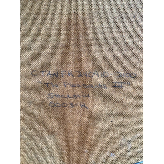 "The Pleasants II and III" Modern Abstract Panel Paintings, Set of 2 For Sale - Image 10 of 12