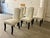 White Sole Designs Allison Camelback Dining Side Chairs, Set of Six For Sale - Image 8 of 12