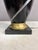 Art Deco 1980s Fredrick Cooper Black & Gold Glass Table Lamp For Sale - Image 3 of 9