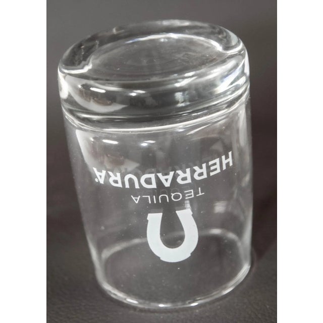 Vintage Herradura Horse Shoe Logo Lowball Tumblers Set of 4 Collectible Barware For Sale In Palm Springs - Image 6 of 12