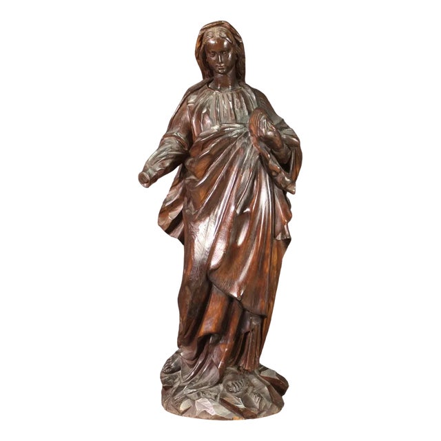 Religious Sculpture, 1850, Wood For Sale