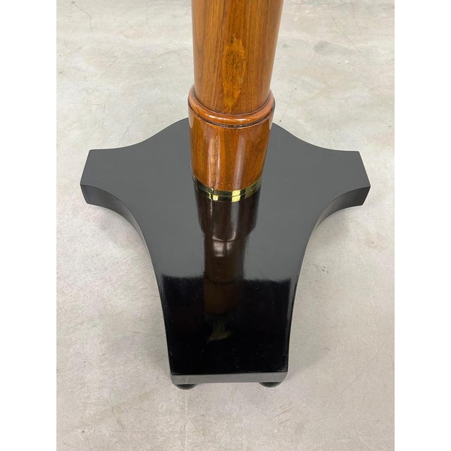 Wood Adjustable Writing Table with Adam and Eve Inlay For Sale - Image 7 of 12