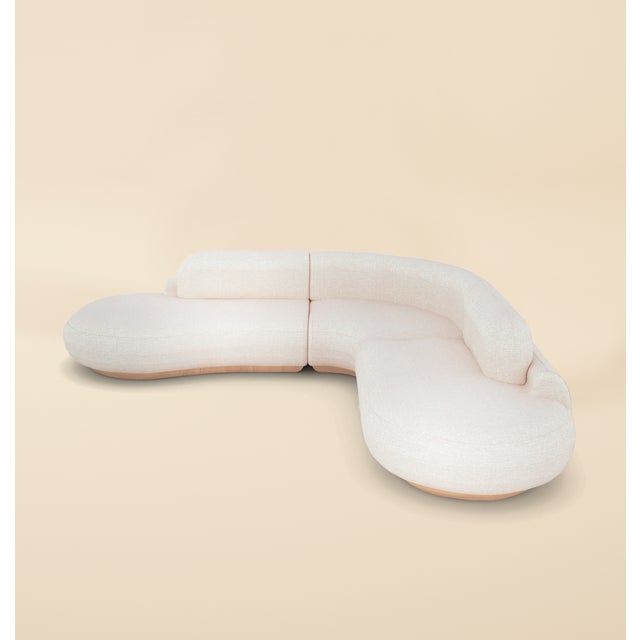 Textile Naked Composition Sofa by Mambo Unlimited Ideas, Set of 3 For Sale - Image 7 of 11