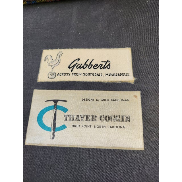 Milo Baughman 1960s Pair of Mid Century Milo Baughman Lounge Chairs For Sale - Image 4 of 4