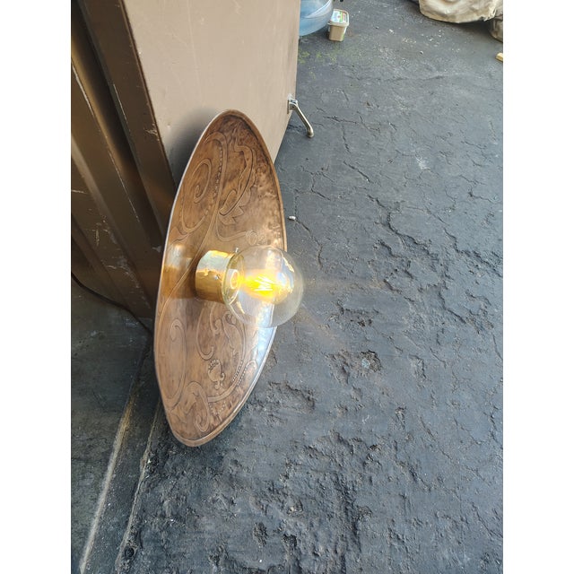 1970s Excellent Wall or Ceiling Light Custom Made For Sale In San Diego - Image 6 of 9