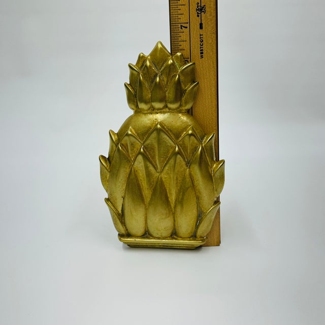 Brass Pineapple Door Knocker For Sale - Image 6 of 11