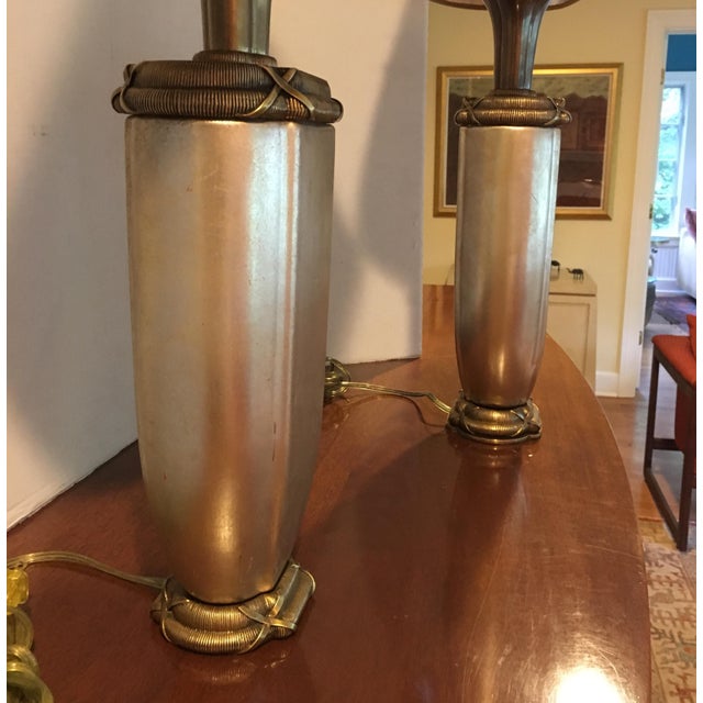 Vintage Chapman Metallic Lamps a Pair Chairish
