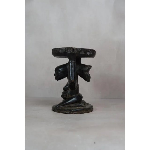 An extraordinary fusion of history and artistry, this hand-carved Luba stool embodies the refined craftsmanship of Central...