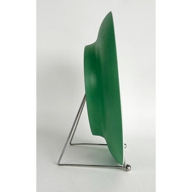 Modern Waylande Gregory Studio Leopards Ceramic Charger With Stand For Sale - Image 3 of 7
