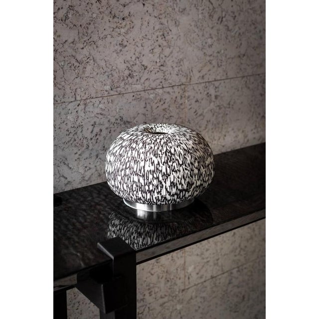 Metal Round Sgraffito 01 Wall Lamp by Jennifer Midoz For Sale - Image 7 of 7