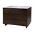 Modern Halmstad 48 in. W Rectangular Wood Single Sink 6 Drawer Bathroom Vanity Set, Walnut For Sale - Image 3 of 11