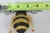 Robert Stanley Bumblebee Christmas Ornament Blown Glass With Glitter Top 4495b For Sale - Image 10 of 12