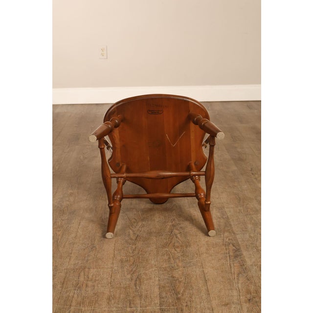 Pennsylvania House Vintage Set of Three Cherry Windsor Chairs For Sale - Image 18 of 18