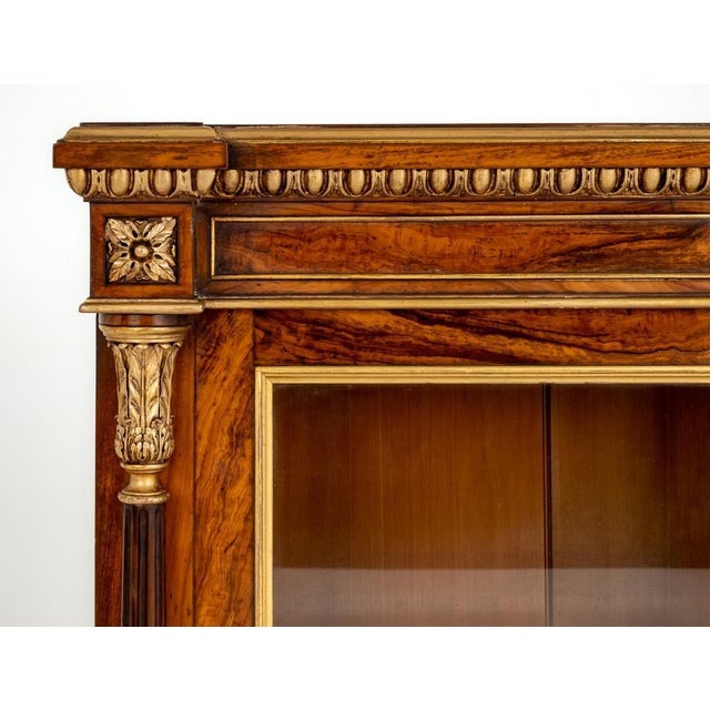 Olive Victorian Pier Cabinet Olive Wood, 1850s For Sale - Image 8 of 9