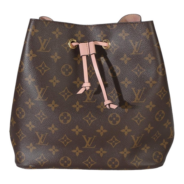 Rose Poudre Monogram Canvas NeoNoe MM For Sale