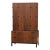 1960s Refinished Milo Baughman for Directional Walnut Armoire Dresser For Sale