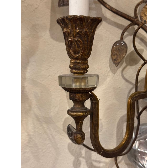 Pair of Italian Banci Firenze Bagues Style Sconces For Sale In Dallas - Image 6 of 8