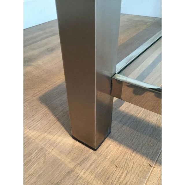 Chrome Coffee Table, Nice , circa 1970 For Sale - Image 10 of 13