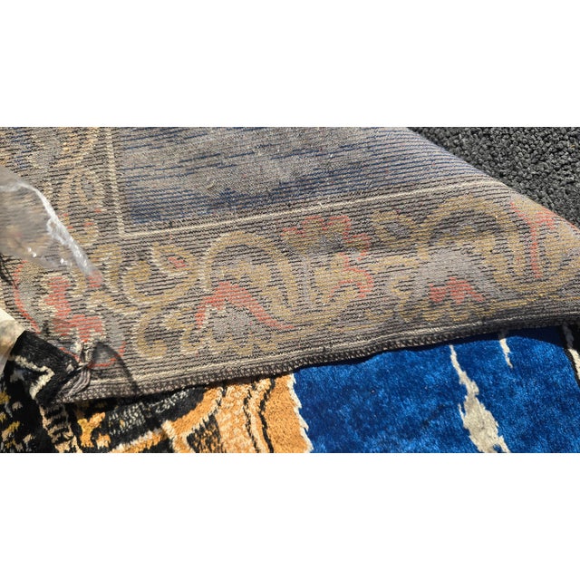 Vintage Spanish Bull Fight W Matador and Bull Velvet Tapestry Made in Italy For Sale - Image 14 of 16