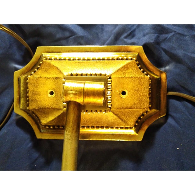 Brass 1970s Hollywood Regency Swing Arm Wall Sconces - a Pair For Sale - Image 8 of 13