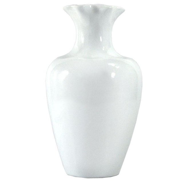 French Porcelain Vase from Limoges, 1980s For Sale - Image 10 of 10