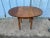 Victorian Early 20th Century Antique Federal Style Mahogany Drop Leaf. Side Table on Casters For Sale - Image 3 of 9