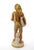 Gold 20th Century Hand Painted/Gilt Decorated Porcelain Decorative Man's Sculpture For Sale - Image 8 of 12