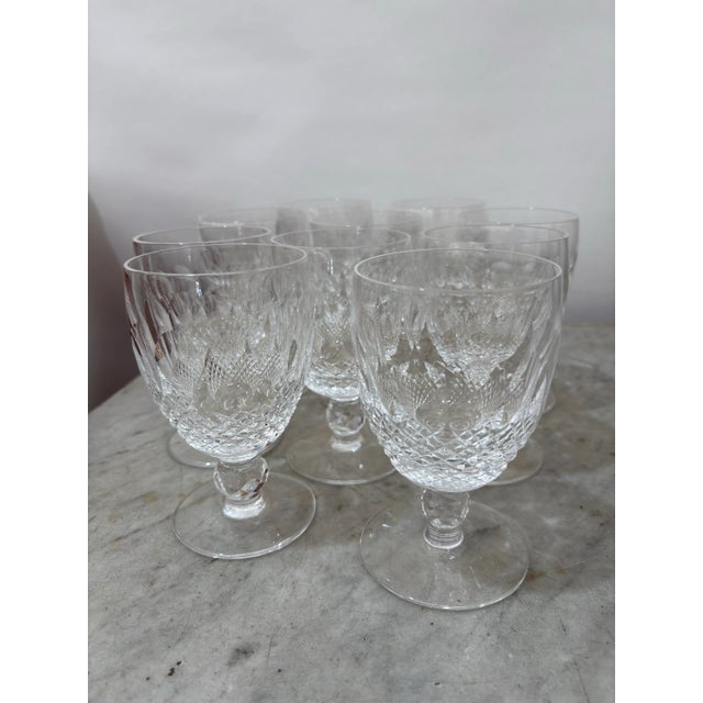 Waterford Waterford Colleen Short Stem Wine Glasses- Set of 10 For Sale - Image 4 of 8