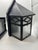 Vintage Arts Crafts Porch Sconces Pair Mid Century Lights Frosted Glass Lamps Cottage Arts and Crafts - a Pair For Sale - Image 11 of 14