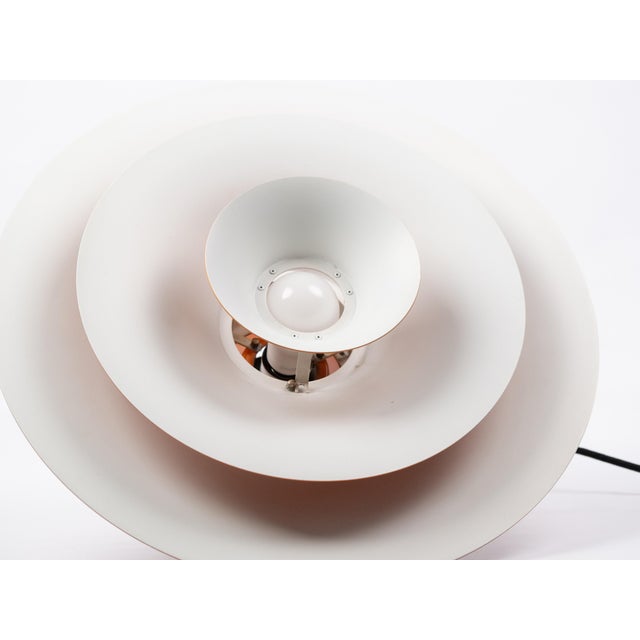 Metal Vintage Aluminum Radius Pendant Lamp by Erik Balslev for Fog and Mørup, 1977 For Sale - Image 7 of 16