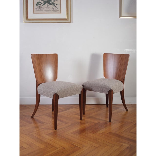 1950s Dining Chairs by Jindrich Halabala for Up Zavody, 1950s, Set of 4 For Sale - Image 5 of 18