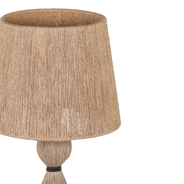 Samba Natural Jute Tassel String Table Lamp For Sale - Image 4 of 6