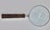 English Mid 20th Century English Carved Wooden Handle Magnifying Glass For Sale - Image 3 of 9