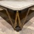 1950s Arturo Pani Mexico Corner Table in Marble Beveled Glass Bronze For Sale - Image 11 of 13