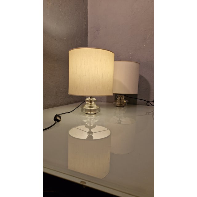 Fresnel Table Lamps by Tito Agnoli for Oluce, 1960s, Set of 2 For Sale - Image 12 of 12