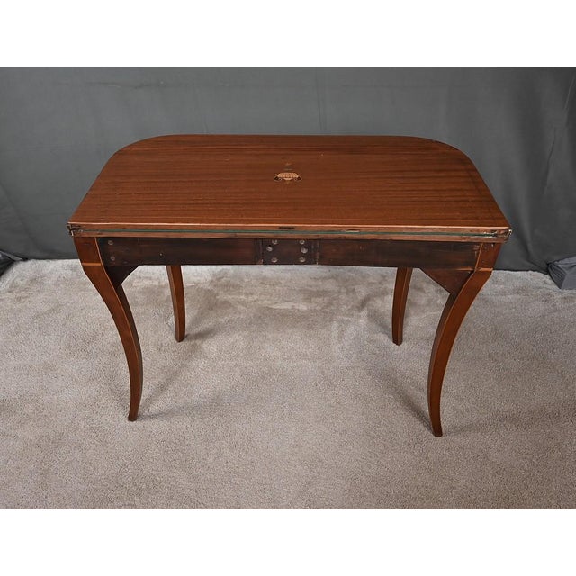 Mahogany Game Console Table, 1920s For Sale - Image 15 of 18