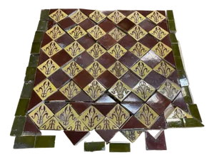Earthenware Tiles by Jules Paul Loebnitz, Set of 90