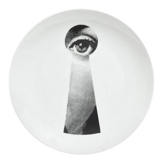 Vintage Piero Fornasetti Display Plate, Barney's New York Collection For Sale