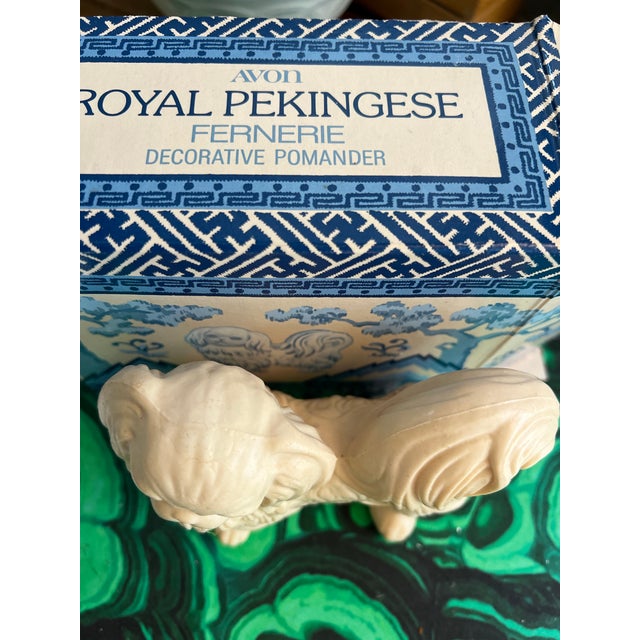 Vintage Avon Greek Key Pekingese For Sale - Image 4 of 7