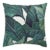 Welcome to the Jungle Green Pillow on Cotton/Linen Blend For Sale