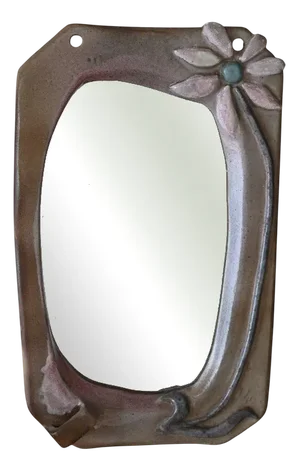 Ceramic Mirror by Ady Kroyer, Denmark, 1960s