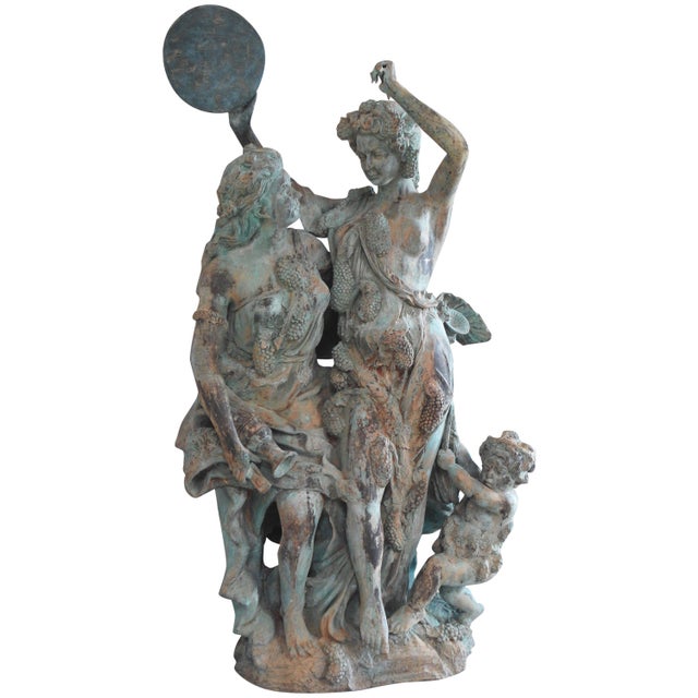 Art Deco Italian Bronze Harvest of Grapes Celebration For Sale - Image 11 of 11
