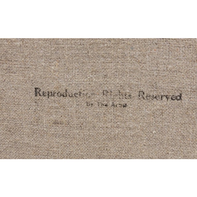 Oil painting by French artist Lucien Delarue (1925-2011) was known for his cityscapes of Paris and other French scenes...